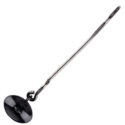 Reaction Tackle Tungsten Football/Swing Jig Heads - 3 - Pack – Black for fishing (10 view)