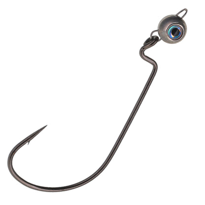 Reaction Tackle Tungsten Free Swing Jig Head - 5 - Pack - New – 1/8 oz - 1/0 Hook for fishing (6 view)