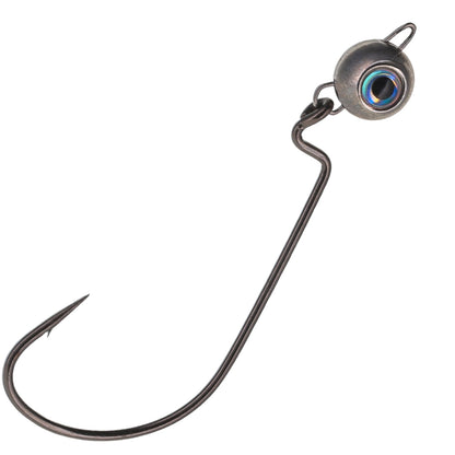 Reaction Tackle Tungsten Free Swing Jig Head - 5 - Pack - New – 1/8 oz - 1/0 Hook for fishing (8 view)