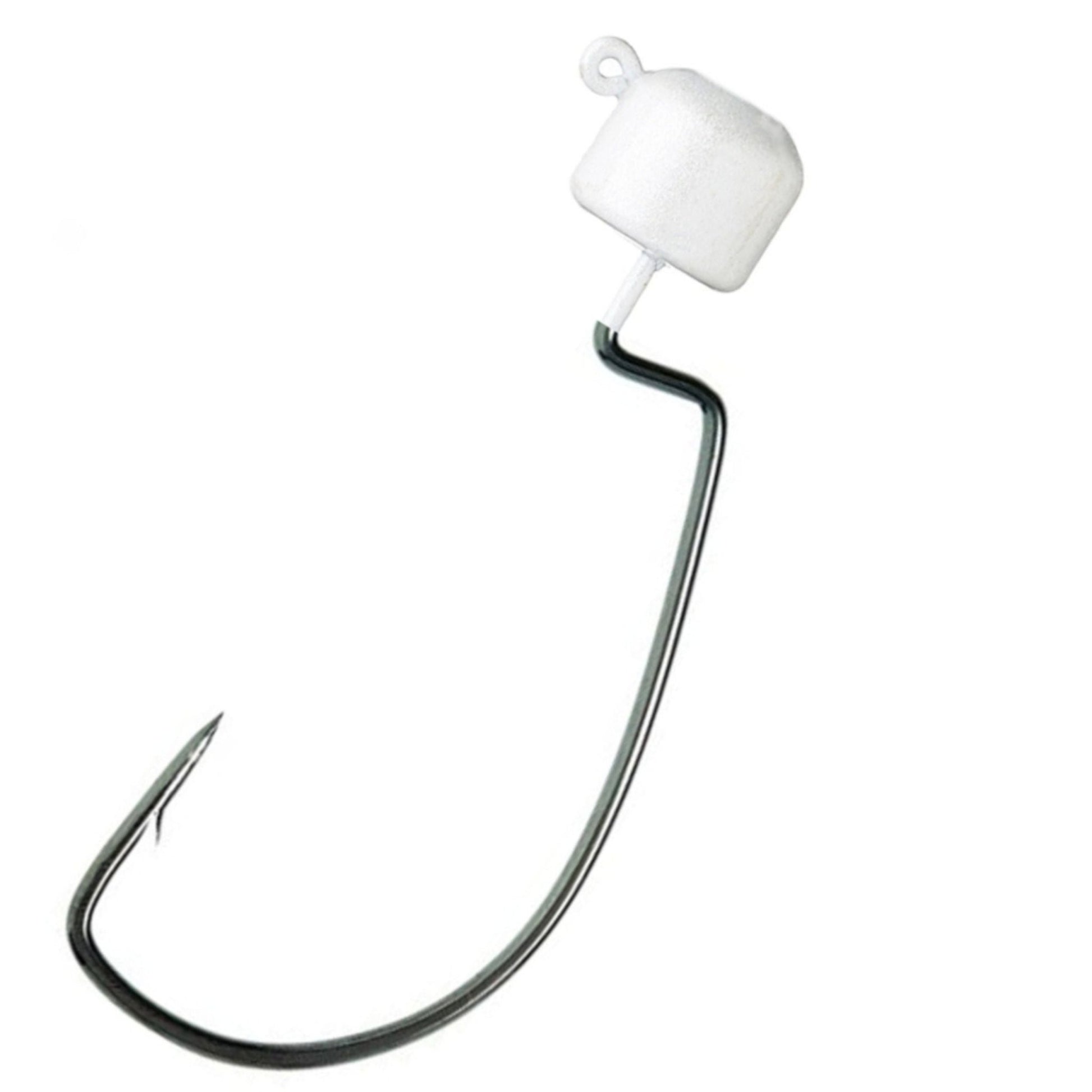 Reaction Tackle Tungsten Ned Rig - Shroom Jigs (5 - Pack) – White (EWG) fishing - jigs for fishing (24 view)