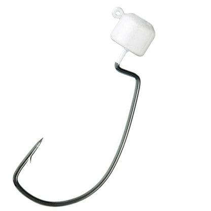 Reaction Tackle Tungsten Ned Rig - Shroom Jigs (5 - Pack) – White (EWG) fishing - jigs for fishing (24 view)