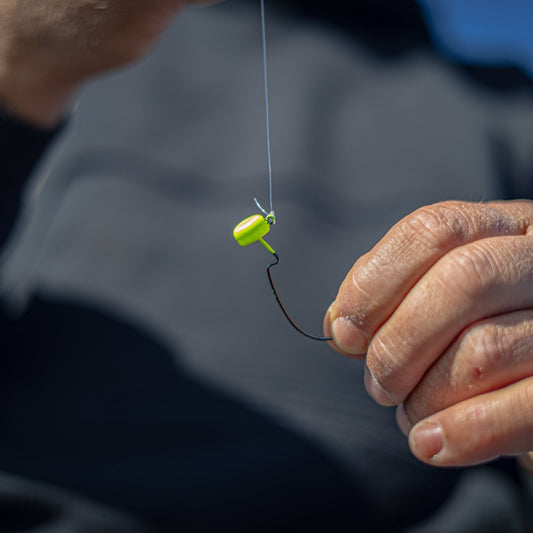 Reaction Tackle Tungsten Ned Rig - Shroom Jigs (5 - Pack) – Black fishing - jigs for fishing (2 view)