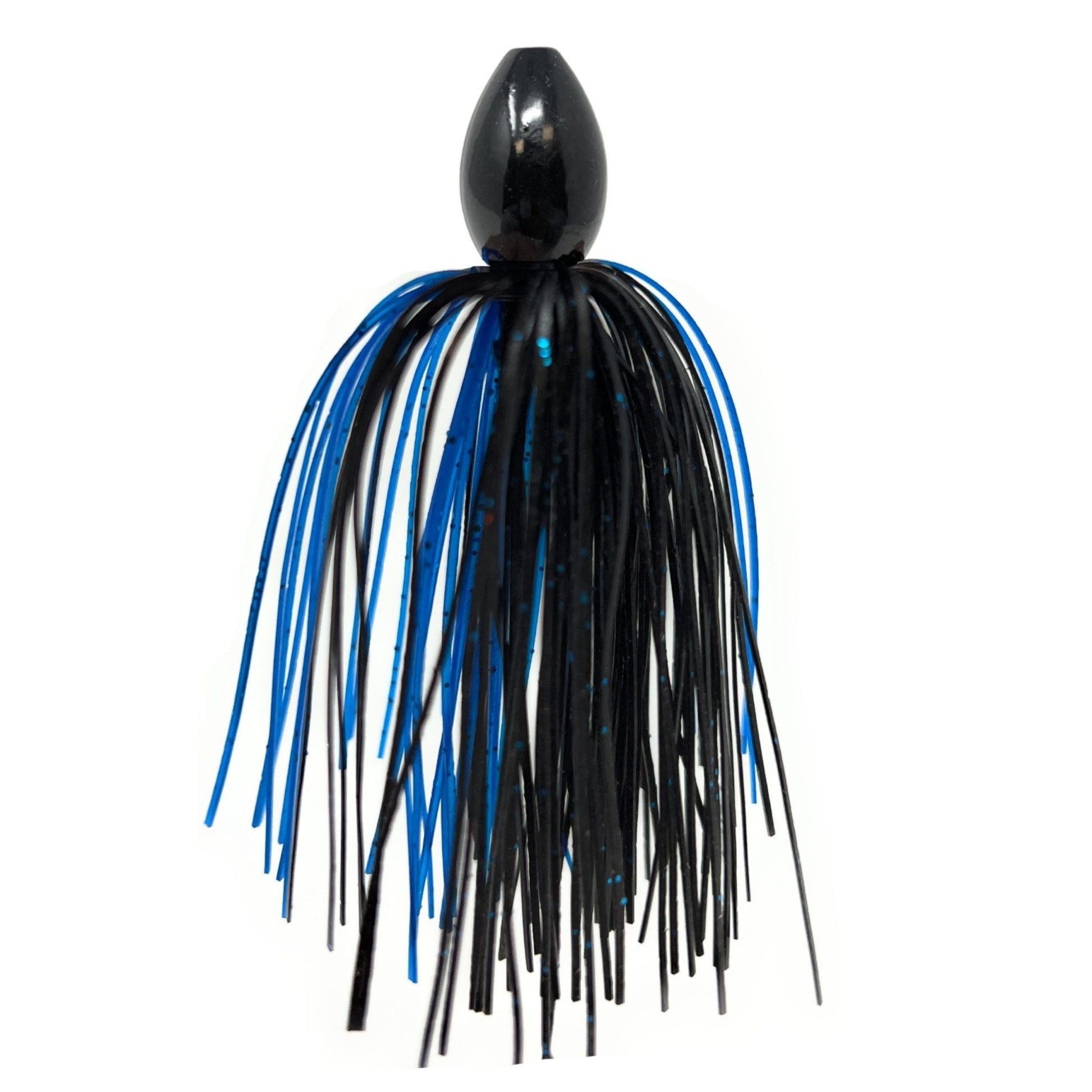 Reaction Tackle Tungsten Punch Rig/Punch Weight with Skirt – Black Blue for fishing (7 view)