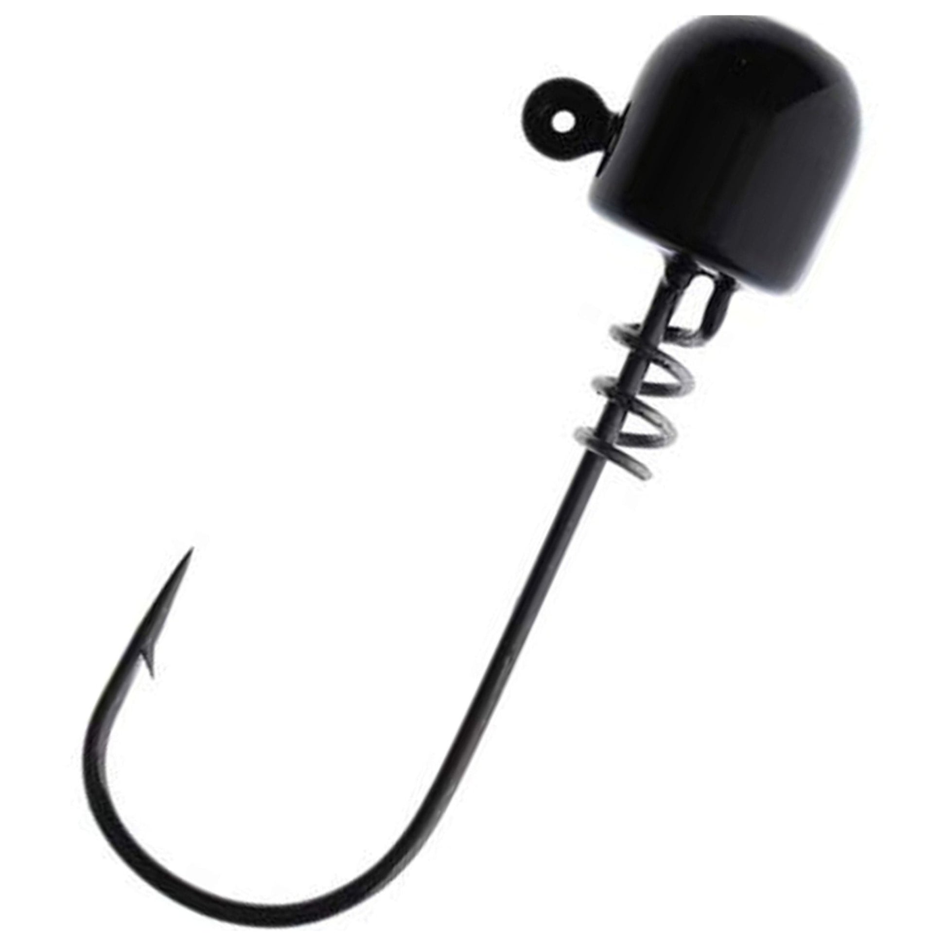 Reaction Tackle Tungsten Screw Lock Jig Heads (5 - Pack) – Black for fishing (9 view)