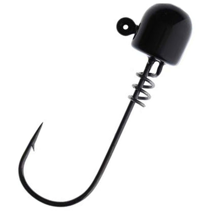 Reaction Tackle Tungsten Screw Lock Jig Heads (5 - Pack) – Black for fishing (9 view)