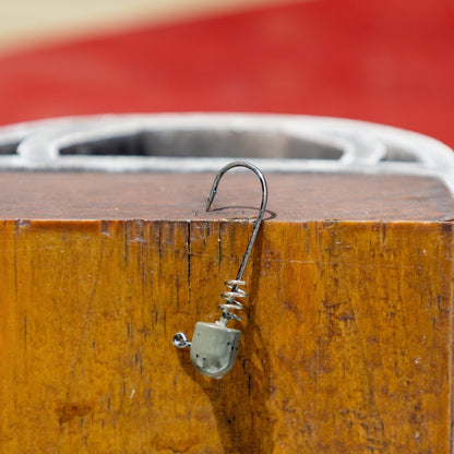 Reaction Tackle Tungsten Screw Lock Jig Heads (5 - Pack) – Black for fishing (3 view)