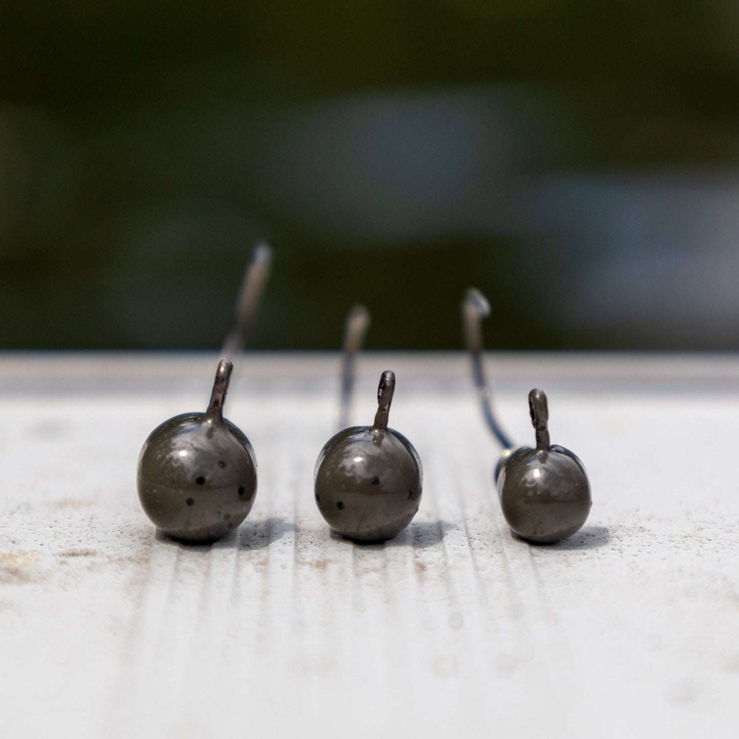 Reaction Tackle Tungsten Screw Lock Jig Heads (5 - Pack) – Black for fishing (5 view)