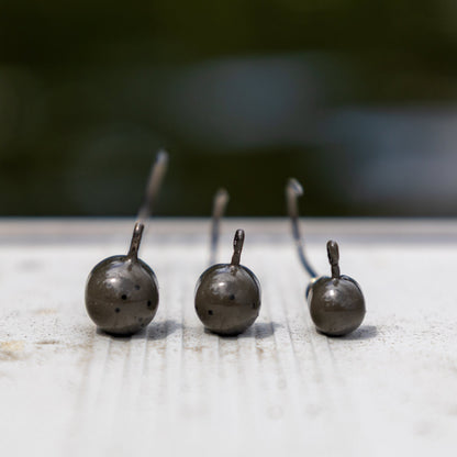 Reaction Tackle Tungsten Screw Lock Jig Heads (5 - Pack) – Black for fishing (5 view)