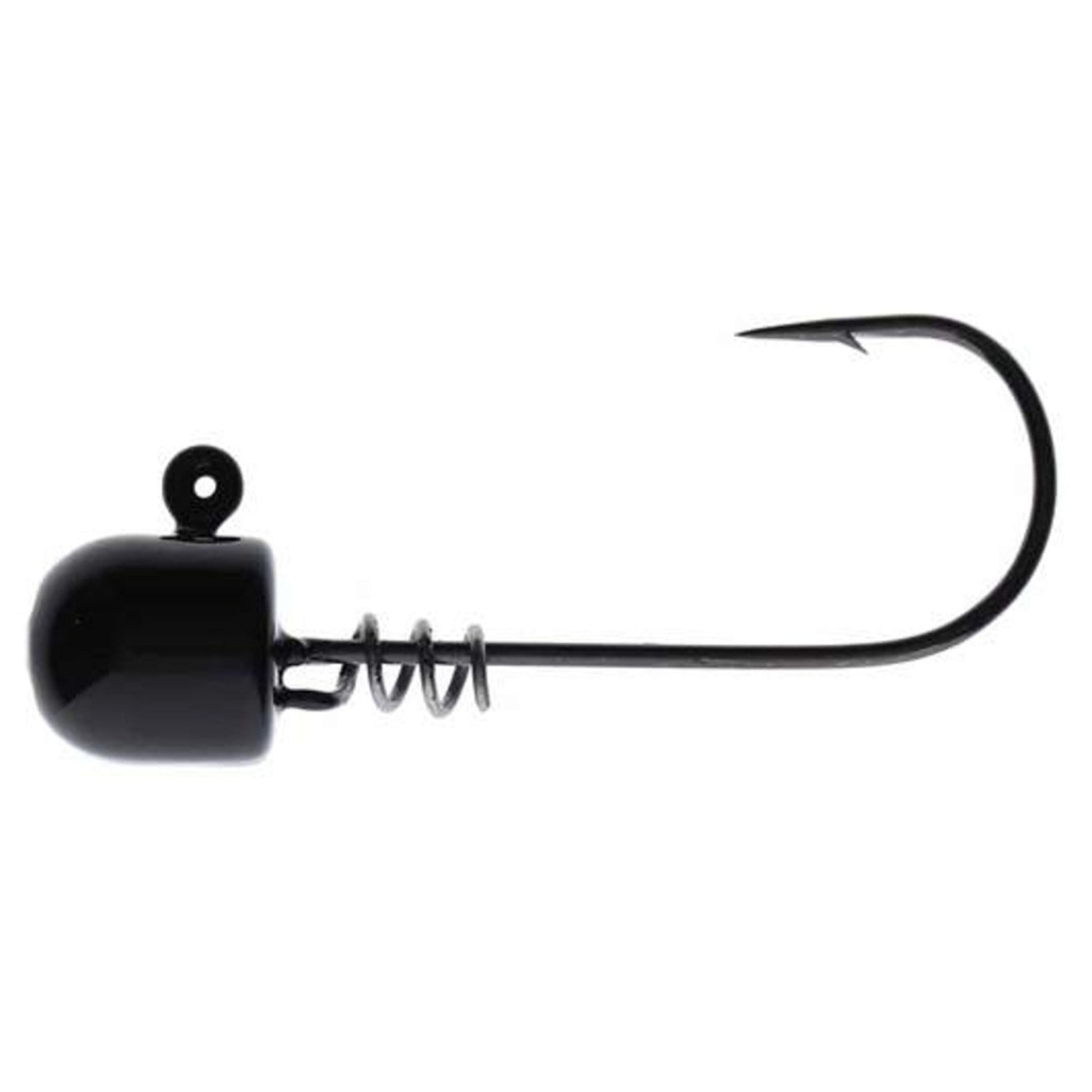 Reaction Tackle Tungsten Screw Lock Jig Heads (5 - Pack) – Black for fishing (7 view)