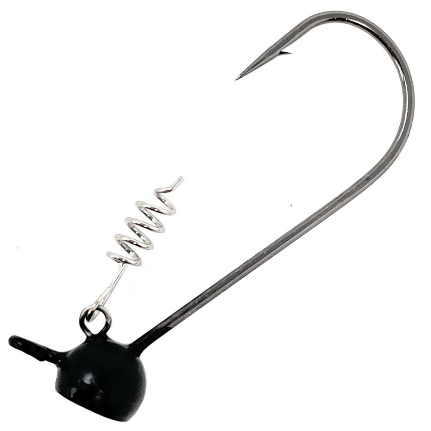 Reaction Tackle Tungsten Stand - Up Shaky Head Jigs (5 pack) – Black for fishing (3 view)