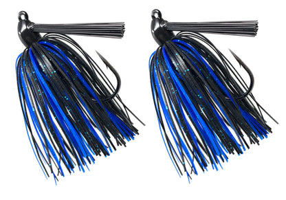 Reaction Tackle Tungsten Swim Jigs (2 - Pack) – Black/blue fishing - jigs for fishing (9 view)