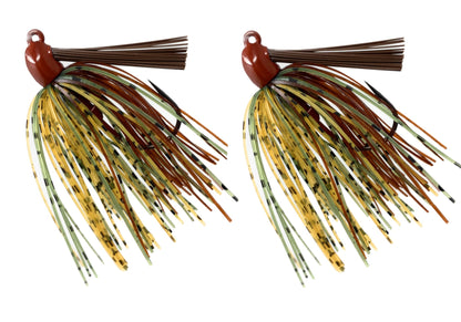 Reaction Tackle Tungsten Swim Jigs (2 - Pack) – Camo craw fishing - jigs for fishing (13 view)