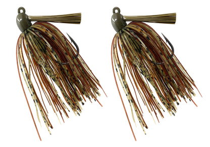 Reaction Tackle Tungsten Swim Jigs (2 - Pack) – Dark pumpkin/brown fishing - jigs for fishing (11 view)