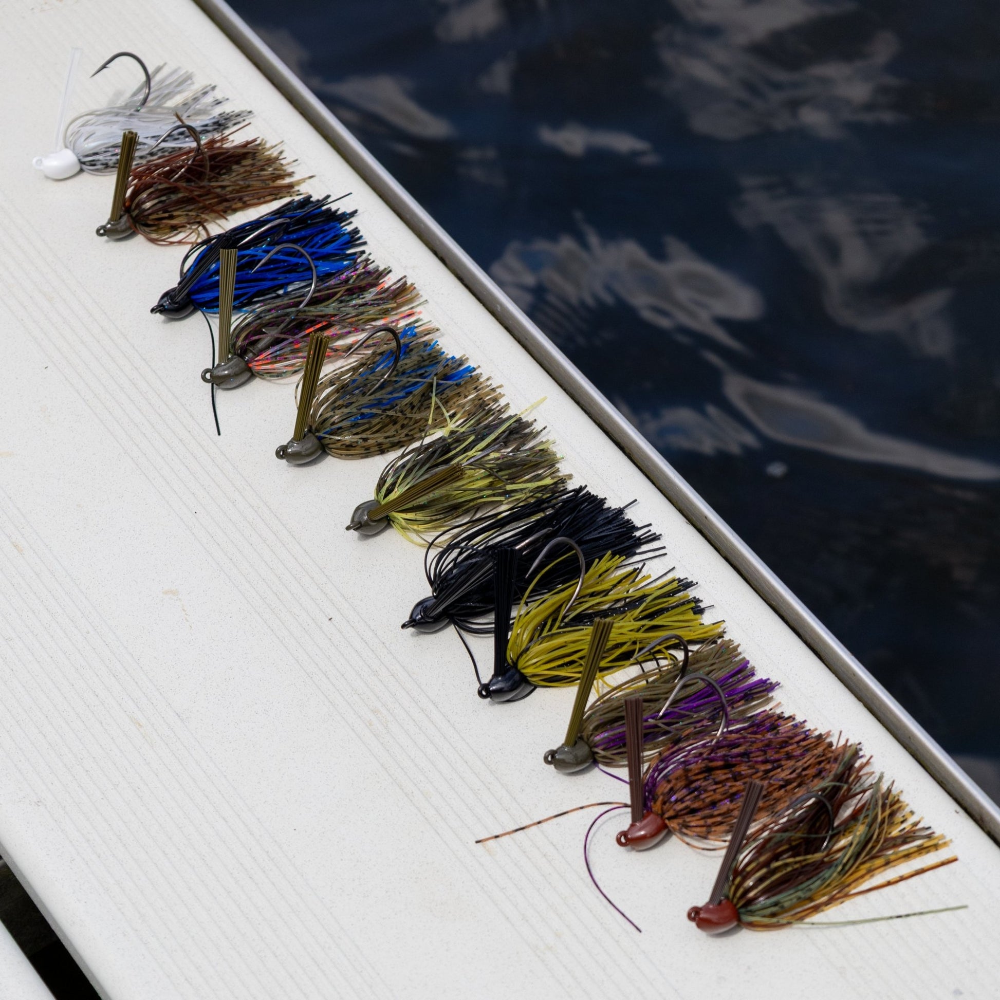 Reaction Tackle Tungsten Swim Jigs (2 - Pack) – Black/blue fishing - jigs for fishing (4 view)