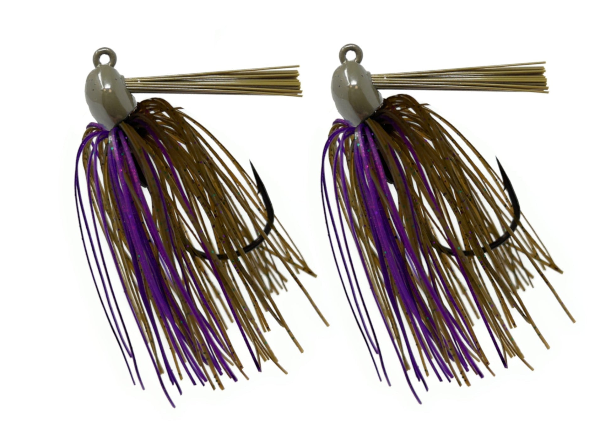 Reaction Tackle Tungsten Swim Jigs (2 - Pack) – Green pumpkin/purple fishing - jigs for fishing (17 view)