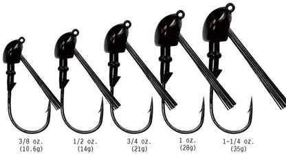 Reaction Tackle Tungsten Swim Jigs (2 - Pack) – Black/blue fishing - jigs for fishing (8 view)