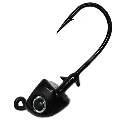 Reaction Tackle Tungsten Swimbait Jig Heads (5 - Pack) – Black for fishing (15 view)