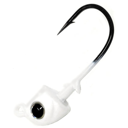 Reaction Tackle Tungsten Swimbait Jig Heads (5 - Pack) – White for fishing (18 view)