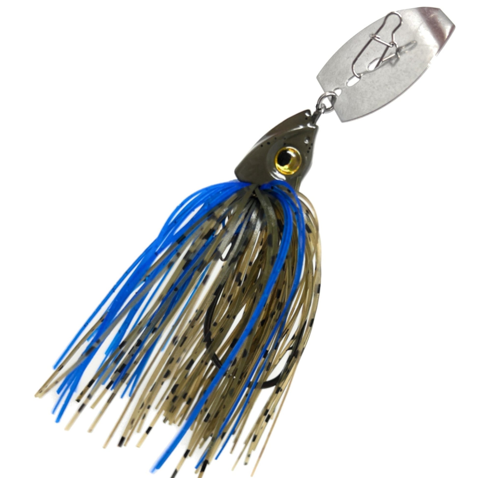 Reaction Tackle Tungsten Vibrating Bladed Swim Jigs (2 - Pack) – Okeechobee Craw for fishing (16 view)