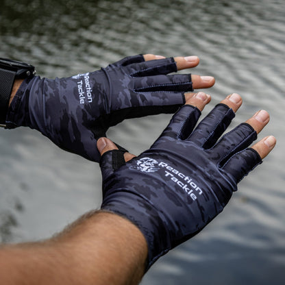 Reaction Tackle UV Fishing Gloves UPF 50+ – S/M for Apparel (4 view)