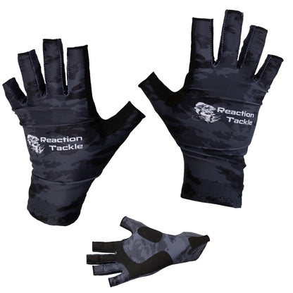 Reaction Tackle UV Fishing Gloves UPF 50+ – S/M for Apparel (1 view)