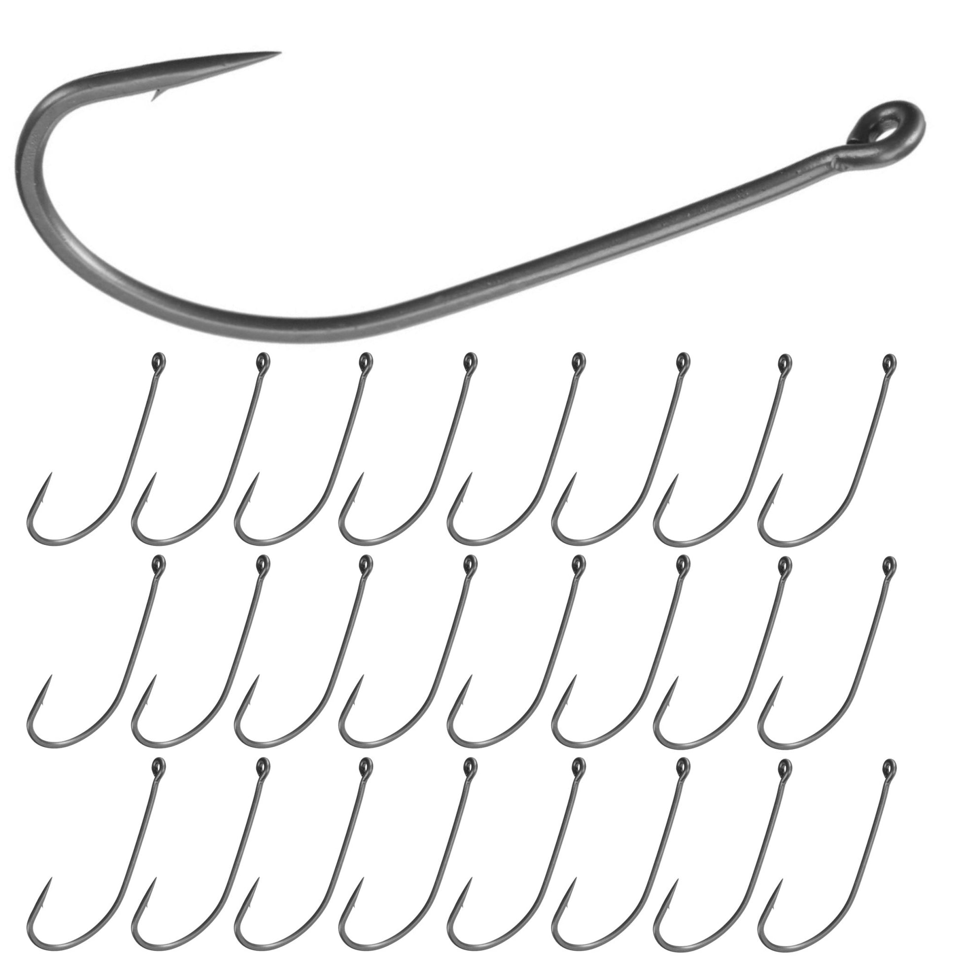 Reaction Tackle Wacky Neko Hooks - 25 Pack – 4 for fishing (1 view)