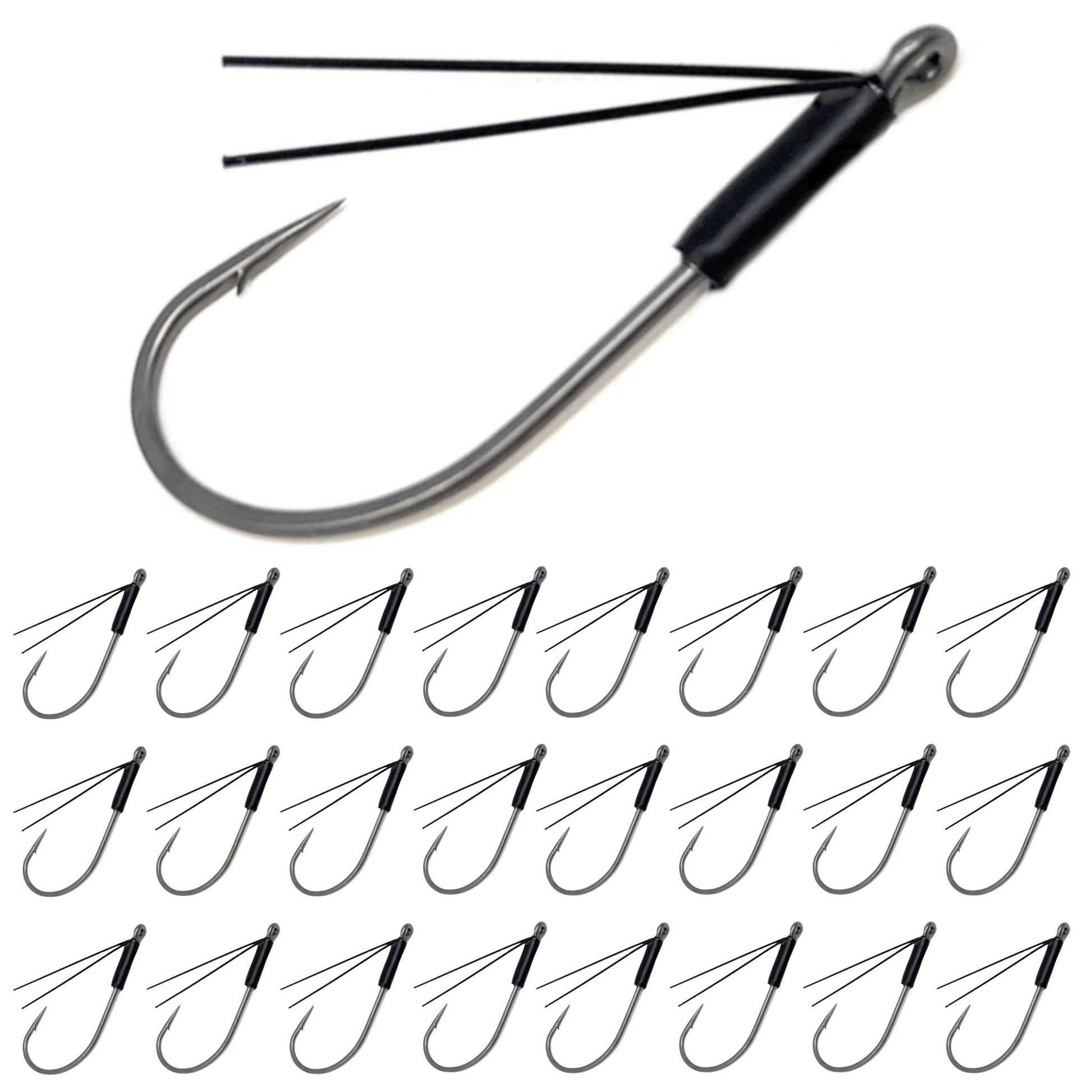 Reaction Tackle Wacky Neko Hooks - 25 Pack – 4 for fishing (15 view)