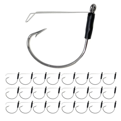 Reaction Tackle Wide Gap Wacky Hooks (25 - PACK) – 1 for fishing (12 view)