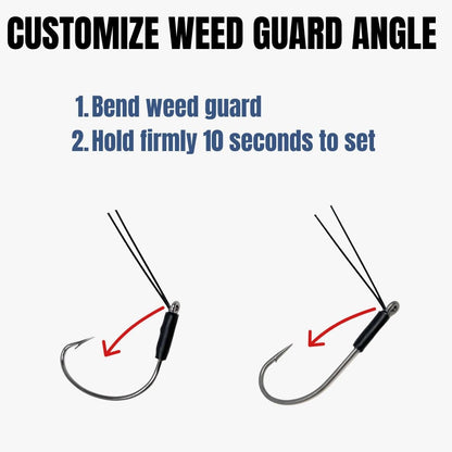 Reaction Tackle Wide Gap Wacky Hooks (25 - PACK) – 1 for fishing (8 view)