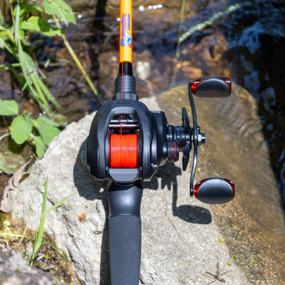 Reaction Tackle X8 Braided Fishing Line - NO FADE Red 8 Strand - NEW – 10lb Braided Fishing Line for fishing (7 view)