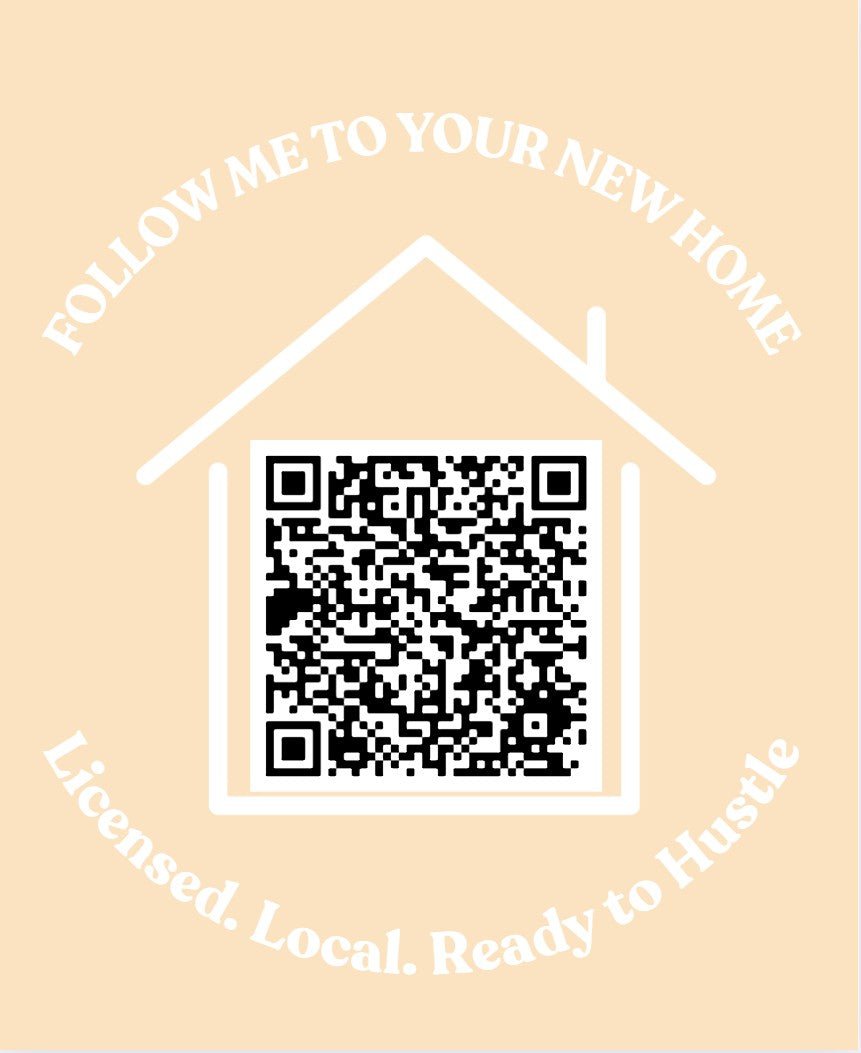 Real Estate QR Shirt Canva Template – Editable “Follow Me to Your New Home” Design – Digital Product for closing gift (4 view)