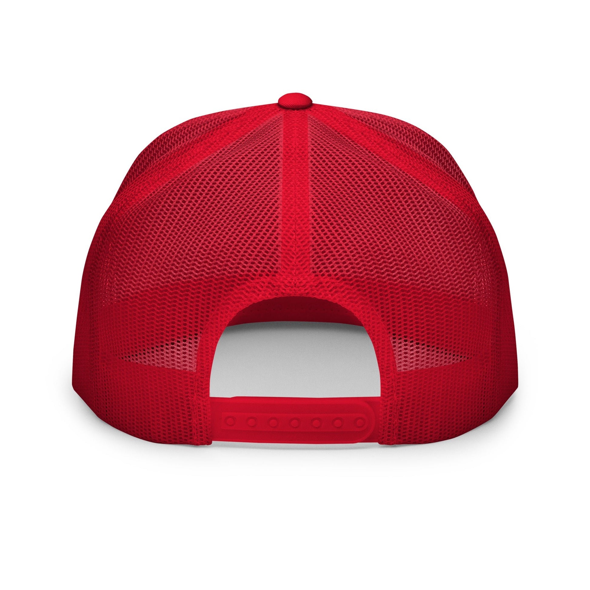 “Reel Legend” Trucker Cap – Classic Snapback Hat for Anglers – Red/ White/ Red Fishing Gear for Gone Fishing (32 view)