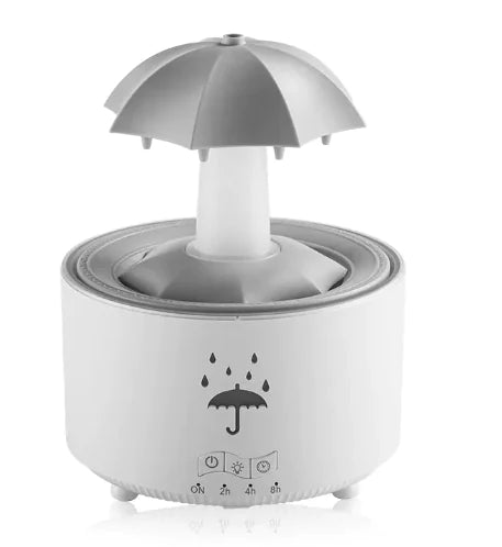 Rotating Aroma Humidifier | Essential Oil Diffuser – White electrioncs for aromatherapy (2 view)