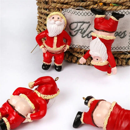 Santa Claus Resin Pendant – Christmas Tree & Window Hanging Decoration | Holiday Ornament – A Christmas Ornament for extendedship (2 view)