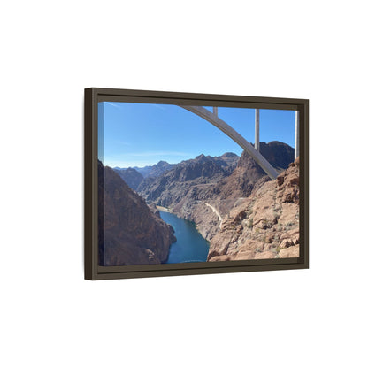 Scenic Wall Art, Framed Landscape Photography, Nature Decor, Home Decoration, Gift for Nature Lovers, Wall Decor – 32" x 16" (Horizontal) Canvas by Printify