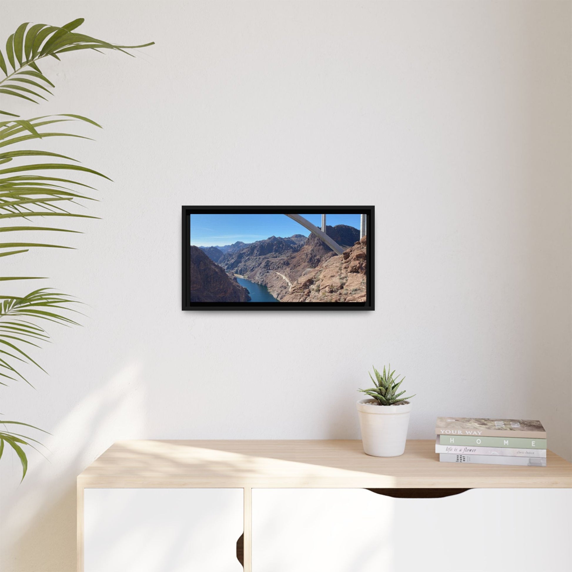 Scenic Wall Art, Framed Landscape Photography, Nature Decor, Home Decoration, Gift for Nature Lovers, Wall Decor – 32" x 16" (Horizontal) Canvas by Printify