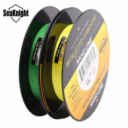 SeaKnight NANO Braided Fishing Line – 100M / 300M, 4 - Strand PE, 4–10LB | Fishing Line – Yellow Fishing Gear for 10LB (4 view)