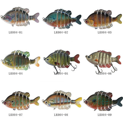 Six - Section Tilapia Fishing Lure – Multi - Jointed ABS Bait with Realistic Swim Action | Freshwater & Saltwater Gear – LK004 - 01 One Fishing Gear for ABS Fishing Lure (5 view)