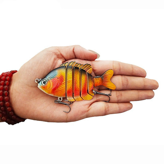 Six - Section Tilapia Fishing Lure – Multi - Jointed ABS Bait with Realistic Swim Action | Freshwater & Saltwater Gear – LK004 - 01 One Fishing Gear for ABS Fishing Lure (2 view)