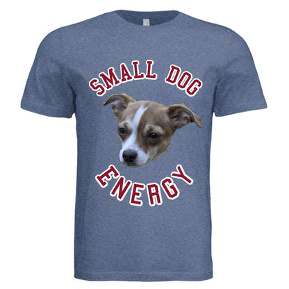 Small Dog Energy Tee – Funny Pet Owner Shirt | RM Outpost Pets – TRUE ROYAL TRBLN T-Shirt for animal lovers (13 view)