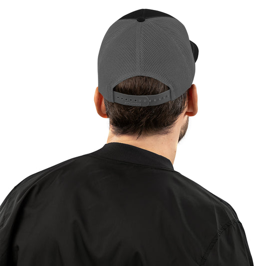 ERROR 404: MONEY NOT FOUND Trucker Cap I Embroidered – Black / Charcoal Hats for lot lizards designs (2 view)