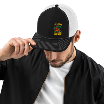 Lot - Lizard - Trucking - Allways - On - Time | Shop Sbrtn Homes – Black / White Hats for Best Sellers (7 view)