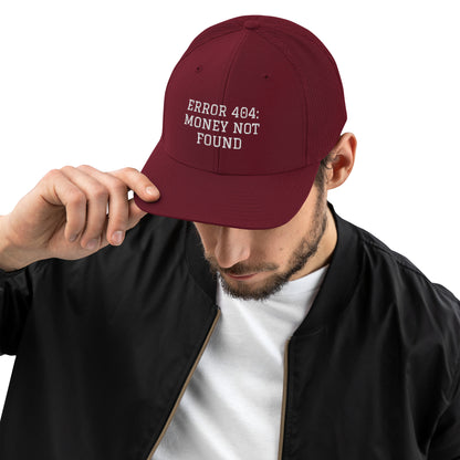 ERROR 404: MONEY NOT FOUND Trucker Cap I Embroidered – Cardinal Hats for lot lizards designs (14 view)