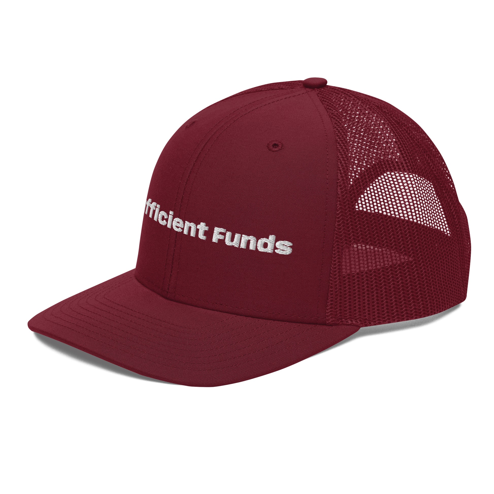 Insufficient Funds Trucker Cap – Cardinal Accessories for gift (14 view)