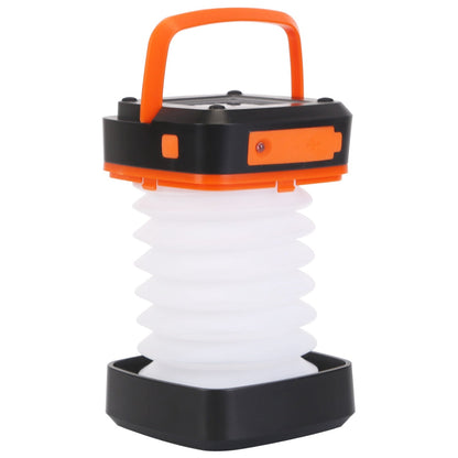 Solar Camping Lantern – Collapsible, USB - Rechargeable Portable Tent Light – Orange Camping Gear for camping gear (1 view)