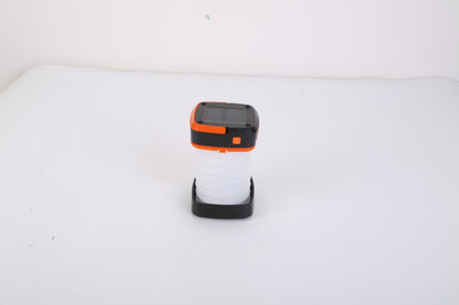 Solar Camping Lantern – Collapsible, USB - Rechargeable Portable Tent Light – Orange Camping Gear for camping gear (4 view)