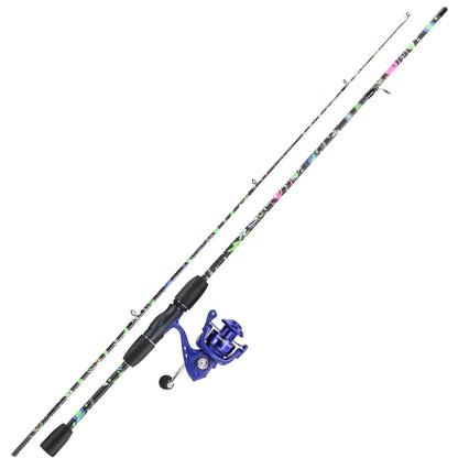 Sougayilang Fishing Rod Combo – Lightweight 2 - Piece Spinning Rod & Reel Set | Gone Fishing Gear – 1 Pack Fishing Gear for 2 - Piece Rod (2 view)