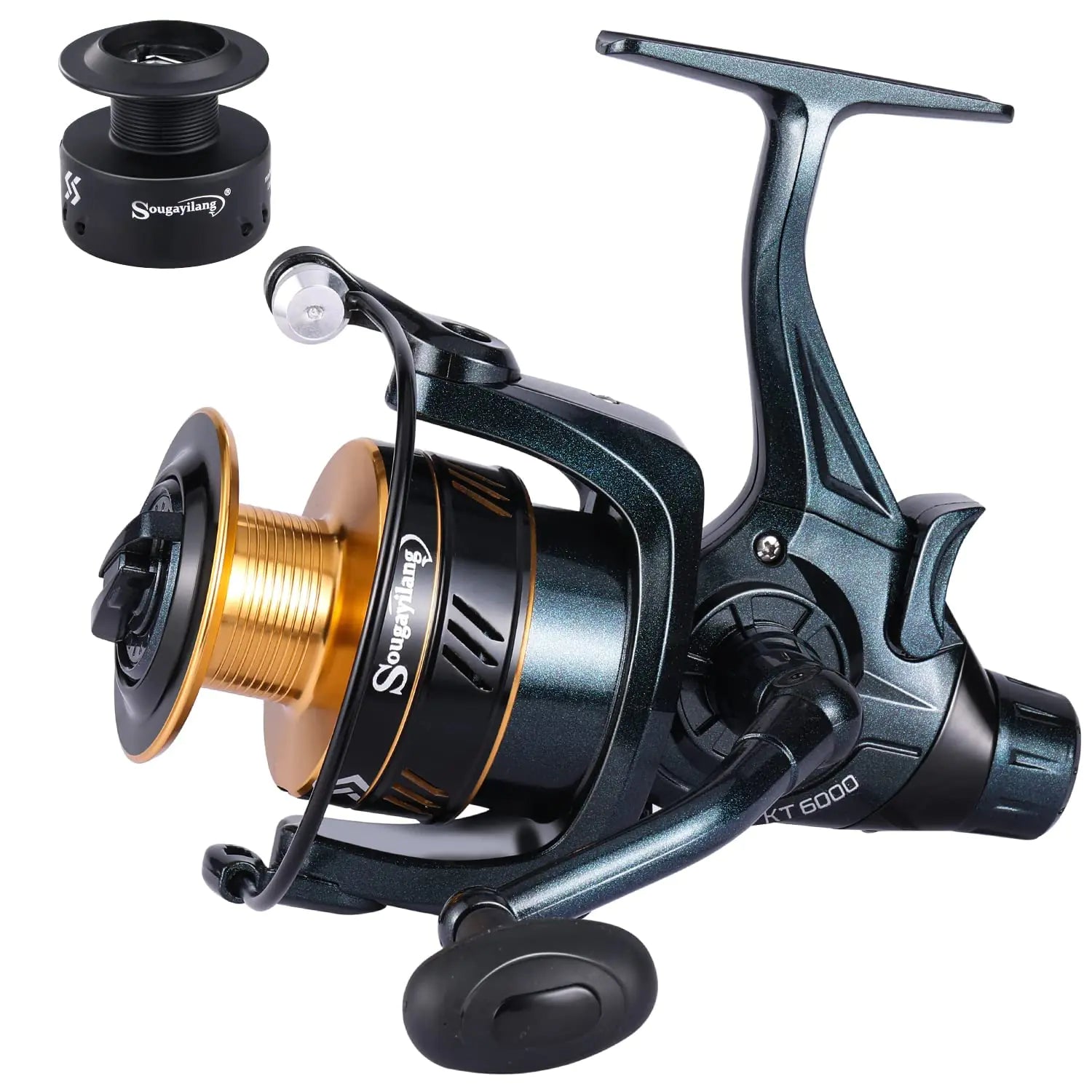 Sougayilang KT Bait Feeder Fishing Reel – 13+1 BB Power & Precision | Freshwater & Saltwater – KT3000 Fishing Gear for 13+1 ball bearings (2 view)