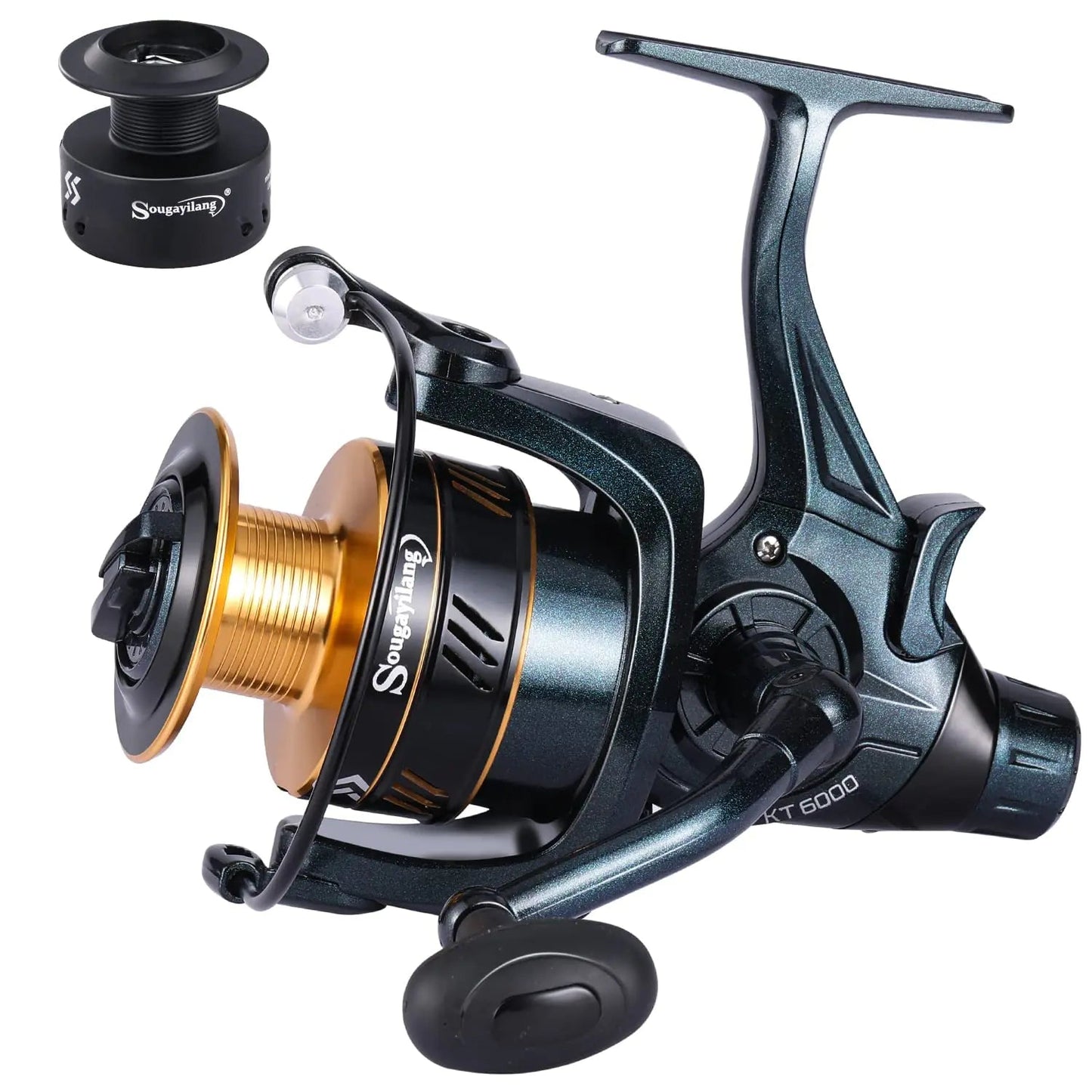 Sougayilang KT Bait Feeder Fishing Reel – 13+1 BB Power & Precision | Freshwater & Saltwater – KT3000 Fishing Gear for 13+1 ball bearings (1 view)