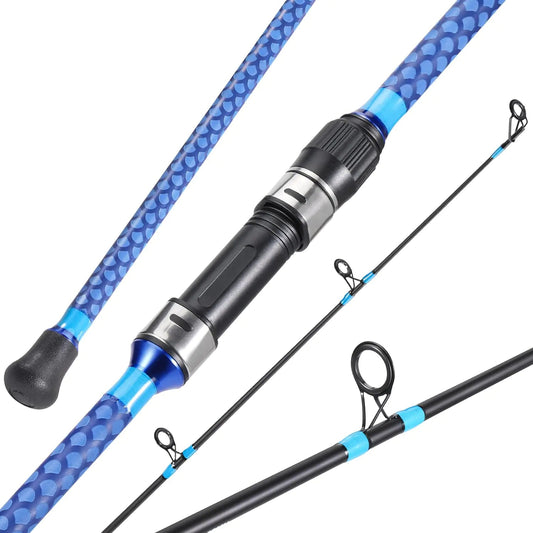 Sougayilang Surf Fishing Rod – 12' 3-Piece Carbon Fiber Spinning Rod | Lightweight Travel Design for Rock & Wave Conditions – 12'0" Fishing Gear by SbrTnHomes